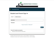 Tablet Screenshot of powerschool.jpsonline.org